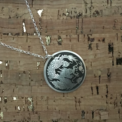 Chinese Dragon pendant & chain